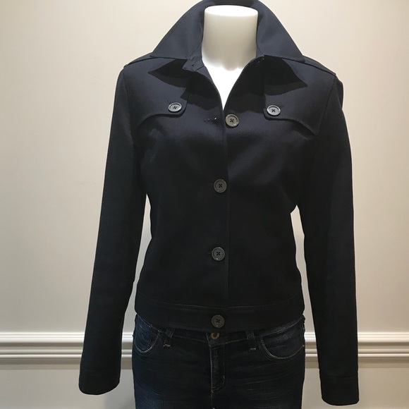 Michael Kors navy 5 button up the front jacket. - Picture 1 of 8